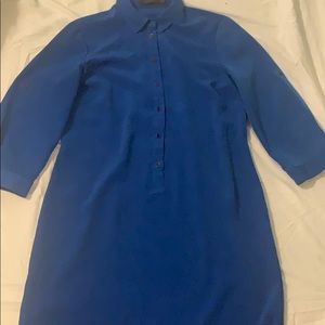 Royal blue t-shirt dress